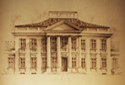 "Belweder", tusz na papierze, 2003 r.