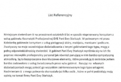 Referencje od wieloletniej klientki