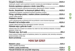Nowe menu Karpielówki 1