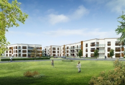 Budynki mieszkaniowe wielorodzinne, pod Warszawą.