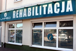 Linmed Gabinet Ortopedyczno-Rehabilitacyjny mieści się przy stacji metra Stokłosy