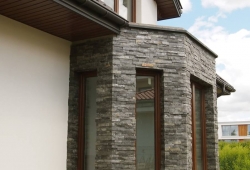 Elewacje domu pod Warszawą.