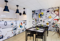 Niepowtarzalne wnętrze Mango Sushi odzwierciedla doświadczenia z kulturą japońską również w popkulturowym wymiarze...