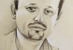 "Maciek" kredka na papierze, 2009 r.