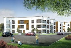 Budynki mieszkaniowe wielorodzinne, pod Warszawą.