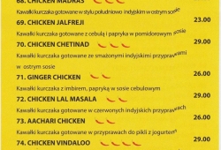 India King Ursynów menu cz. 4
