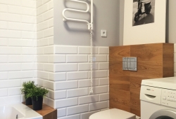 Mieszkanie w Warszawie na Mokotowie, łazienka.